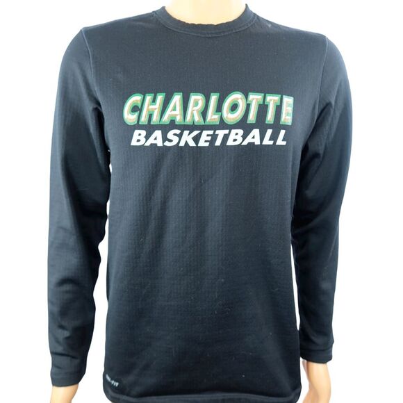 University North Carolina UNCC Sweatshirt S Charlotte Basketball Nike Therma Fit - Picture 1 of 7